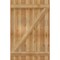 Ekena Millwork Joined Board-n-Batten Shutters w/Z-Bar, Rough Sawn Western Red Cedar, 32 1/4W x 49H, PR RBJ06Z32X049RWR - alternate 2